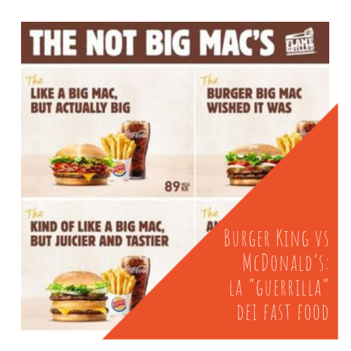 PASA Media | Blog | Burger King vs McDonald's: la "guerrilla" dei fast food